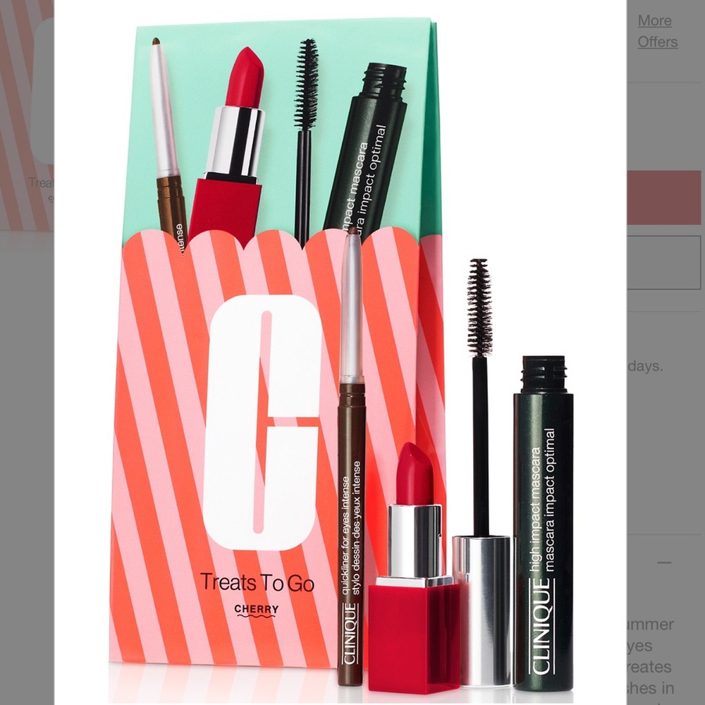 Clinique Cherry Treats to Go Box - Makeup Set BNIP